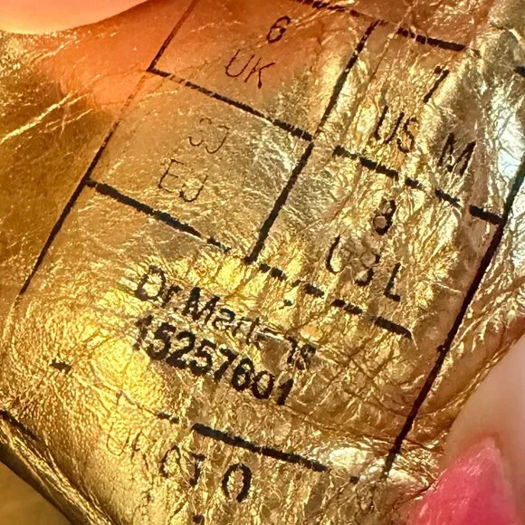 Dr. Martens 1460 Pascal Made in England — Paisley Brocade — UK 6 / US M 7 - Picture 6 of 8